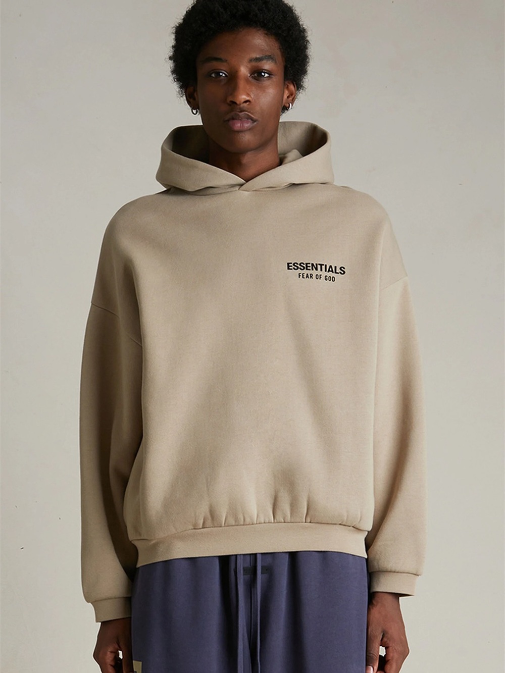 Fear of God ESSENTIALS Desert Sand Fleece Hoodie